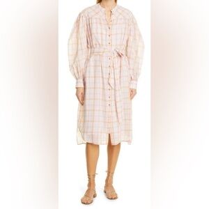 Ulla Johnson Fayette Dress in Pale Lilac Size 6 New